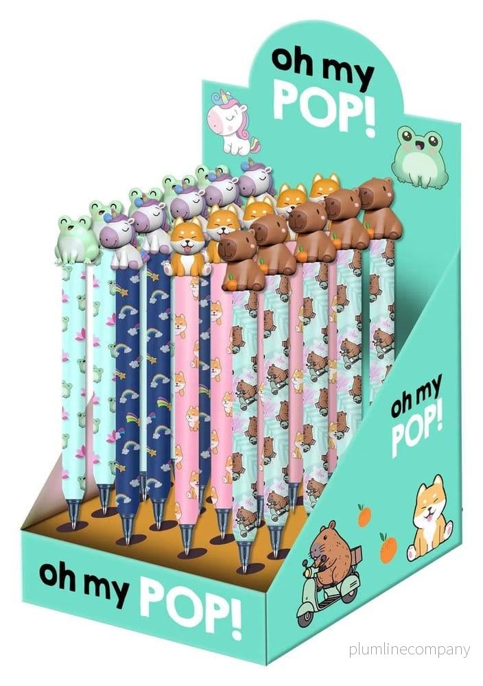 Oh My Pop! Utstrykbar gelpenna Mix – Display (24) Oh My Pop! Utstrykbar gelpenna Mix – Display (24)