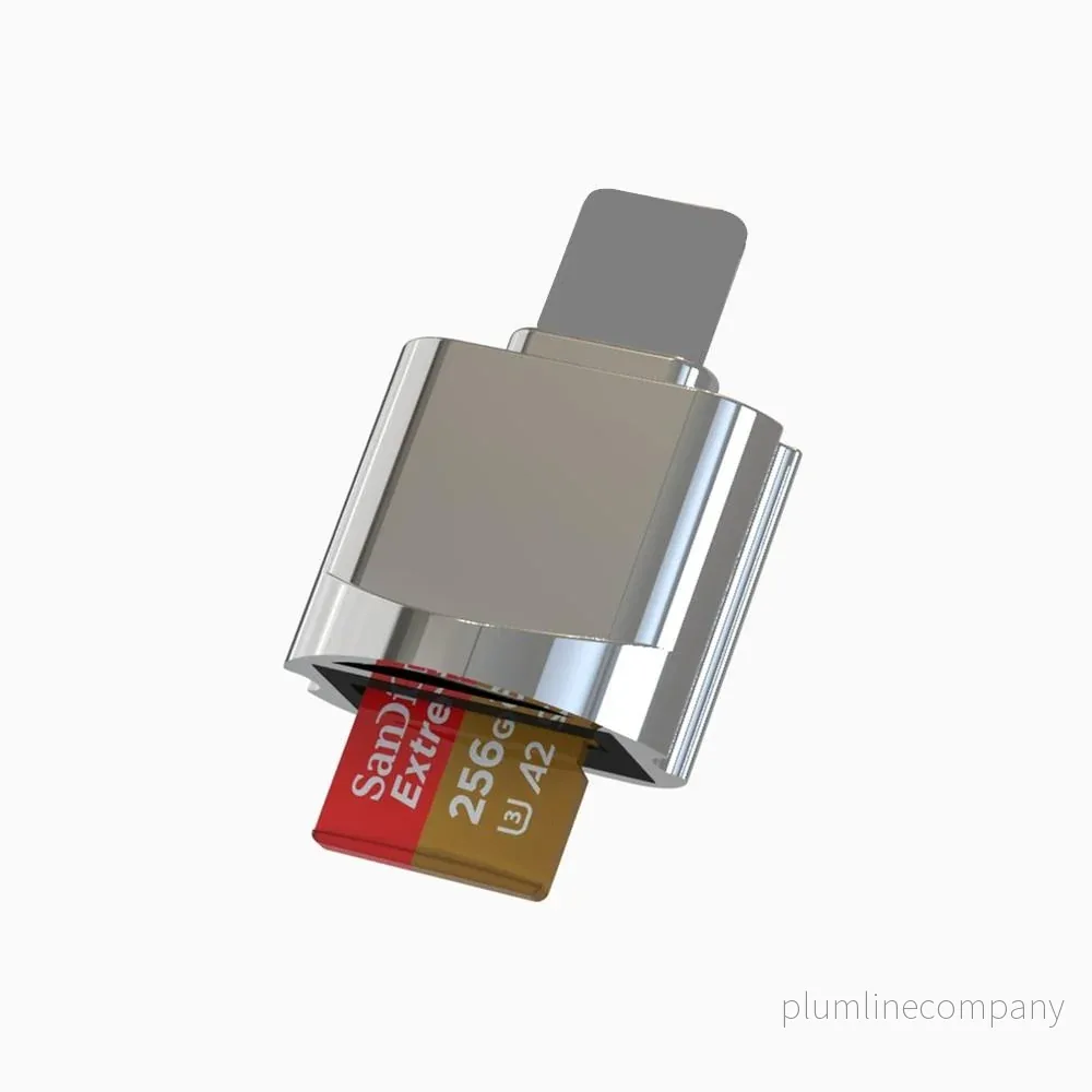 NÖRDIC Lightning Kortläsare MicroSD UHS-I NÖRDIC Lightning Kortläsare MicroSD UHS-I