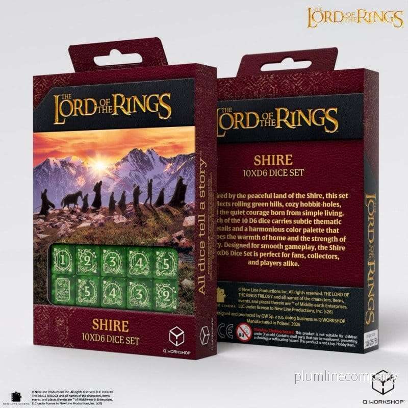 The Lord of the Rings: 10 D6 Dice Set Shire - Bild 2