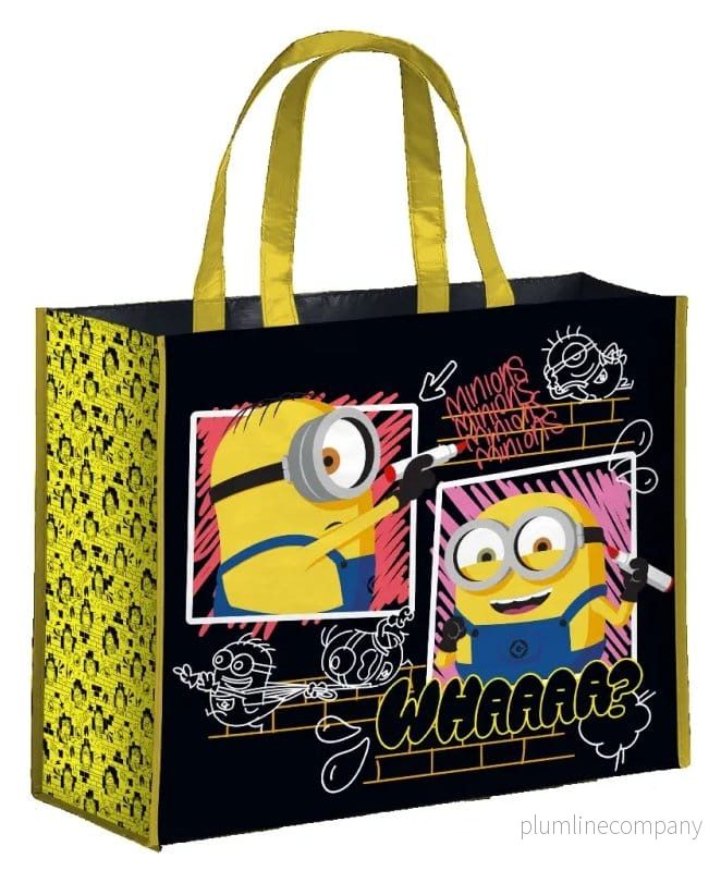 Minions Shopping Bag AAAAAH – Miljövänlig och Rymlig Återanvändbar Shoppingväska Minions Shopping Bag AAAAAH – Miljövänlig och Rymlig Återanvändbar Shoppingväska