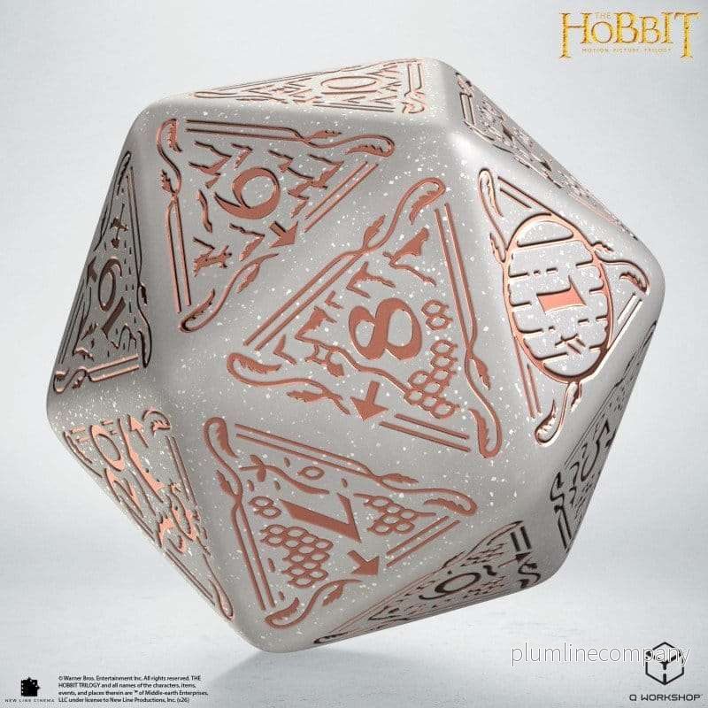 The Hobbit Spindown Jumbo-tärning Radiant TCG D20 The Hobbit Spindown Jumbo-tärning Radiant TCG D20