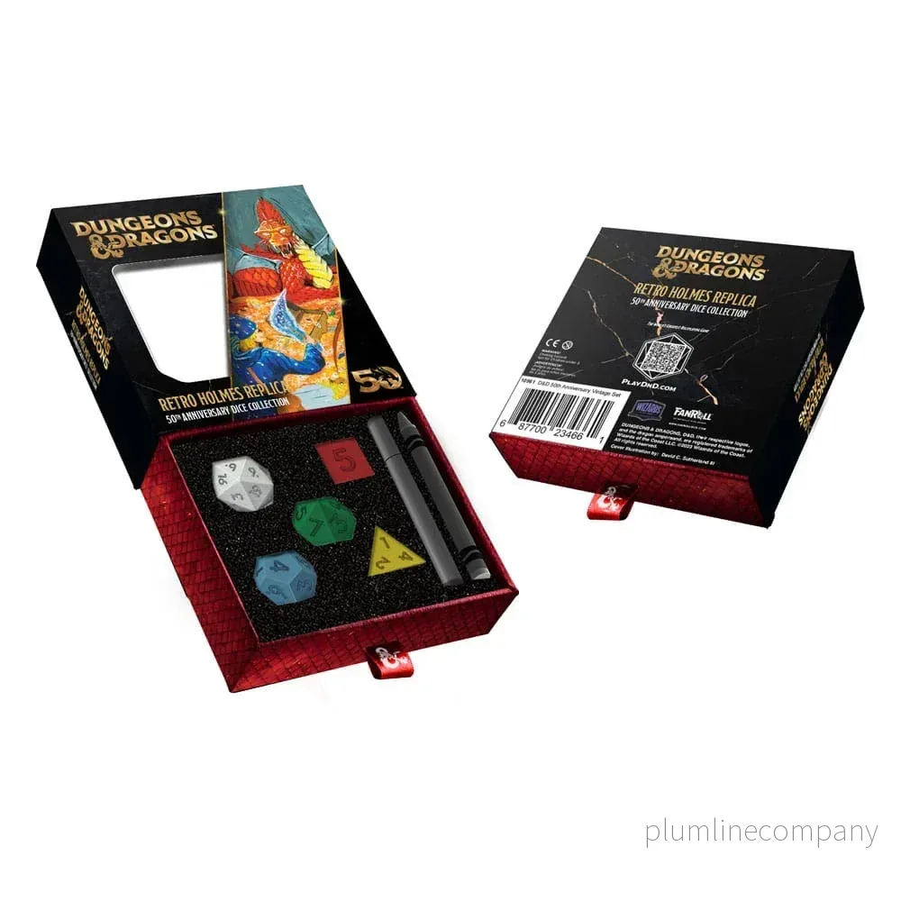 Dungeons & Dragons Tärningsset 50-årsjubileum: Retro Holmes Replica - Bild 2