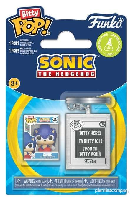 Sonic the Hedgehog Bitty POP! & Accessory vinylfigurer 2-pack Sonic w/KCHN 2 cm