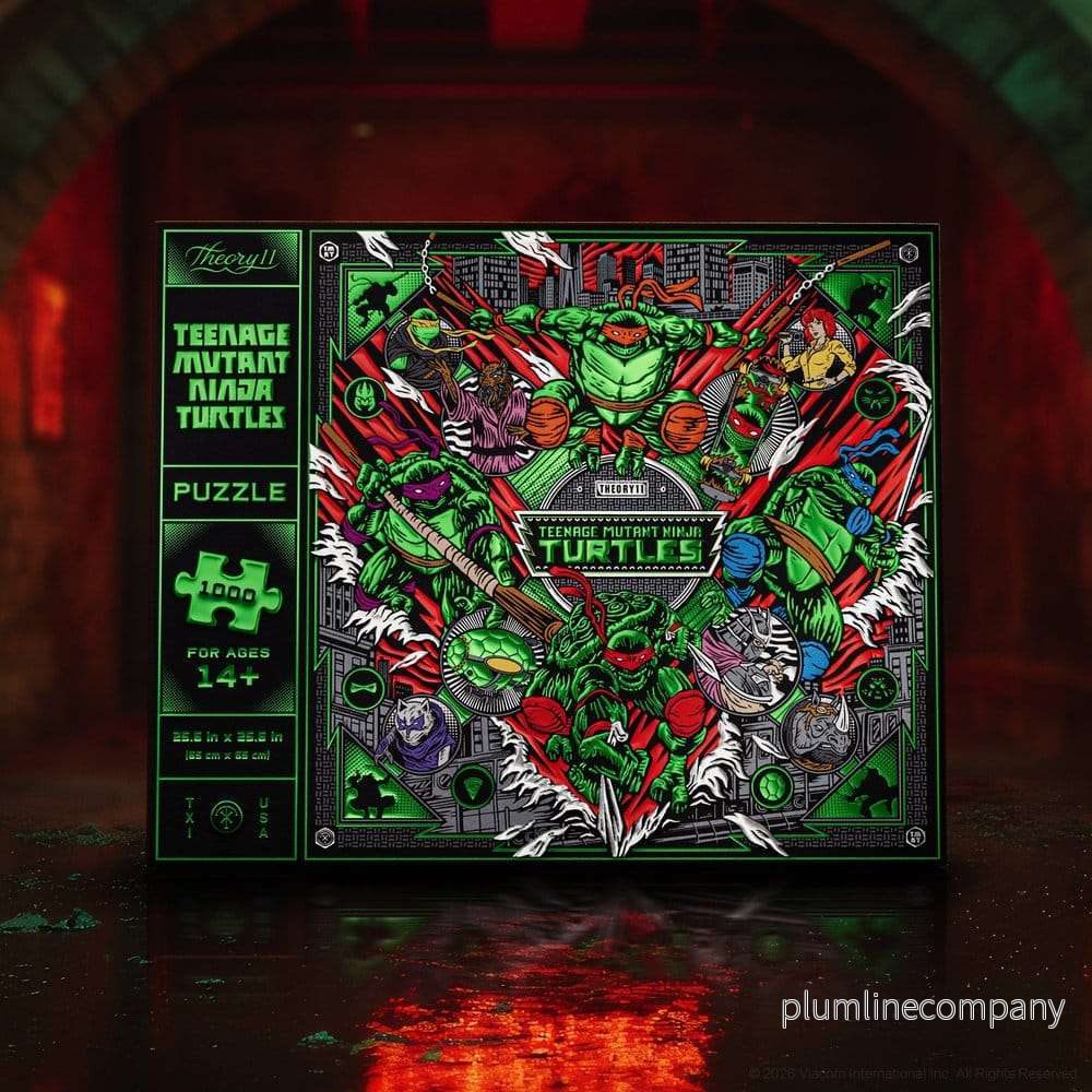 Teenage Mutant Ninja Turtles tredimensionellt pussel med 1000 bitar Teenage Mutant Ninja Turtles tredimensionellt pussel med 1000 bitar