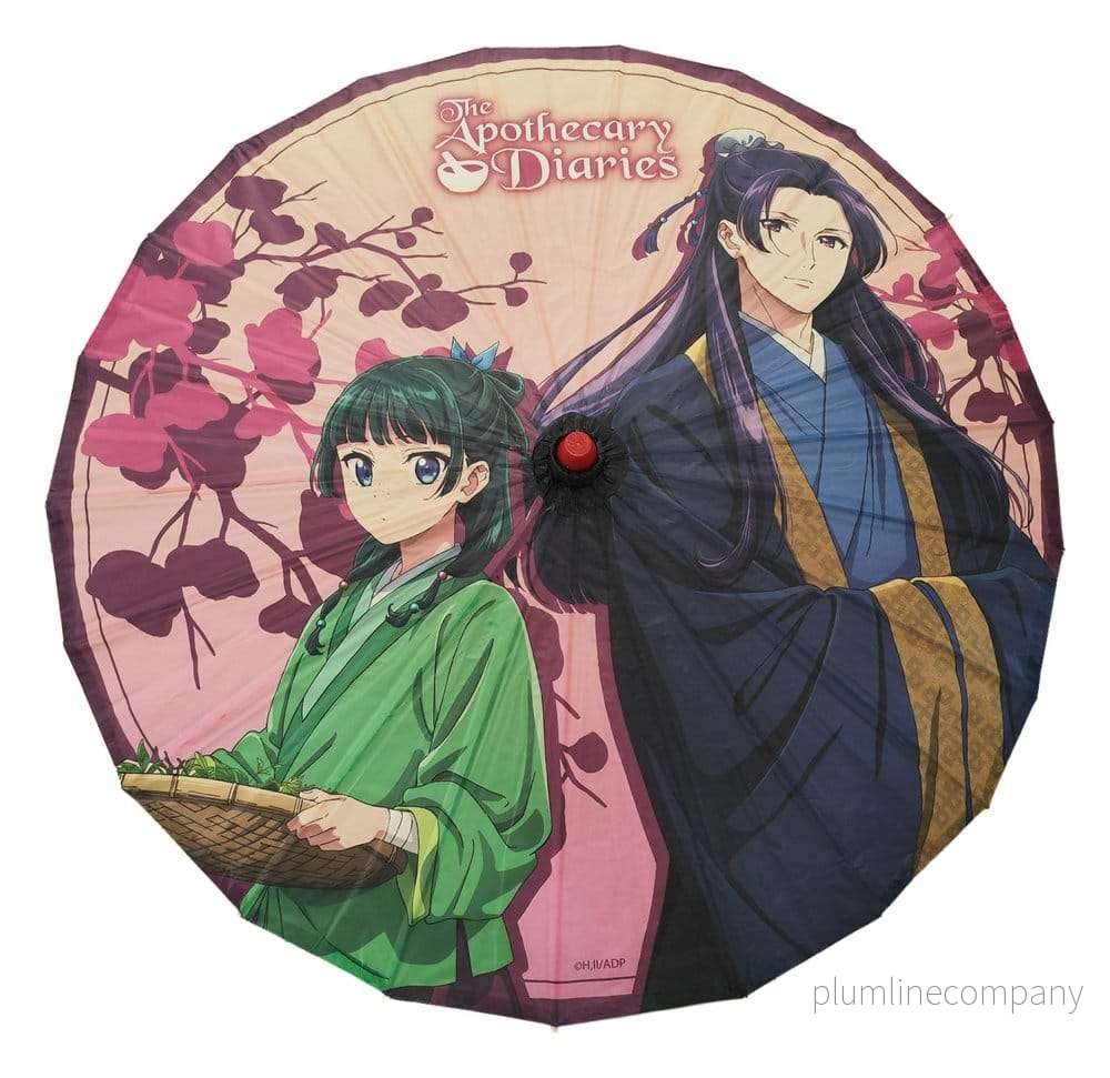 The Apothecary Diaries japanskt pappersparasoll Maomao & Jinshi - Bild 2