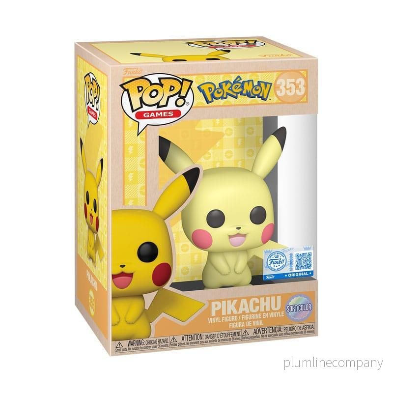 Pokémon POP! Games Figur Pikachu (SftClr) 9 cm - Bild 3