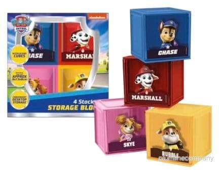 Paw Patrol Pups skrivbordsorganisatör – display med 6 delar