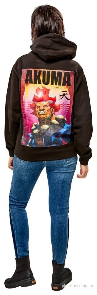 Street Fighter Huvtröja Akuma Reverse