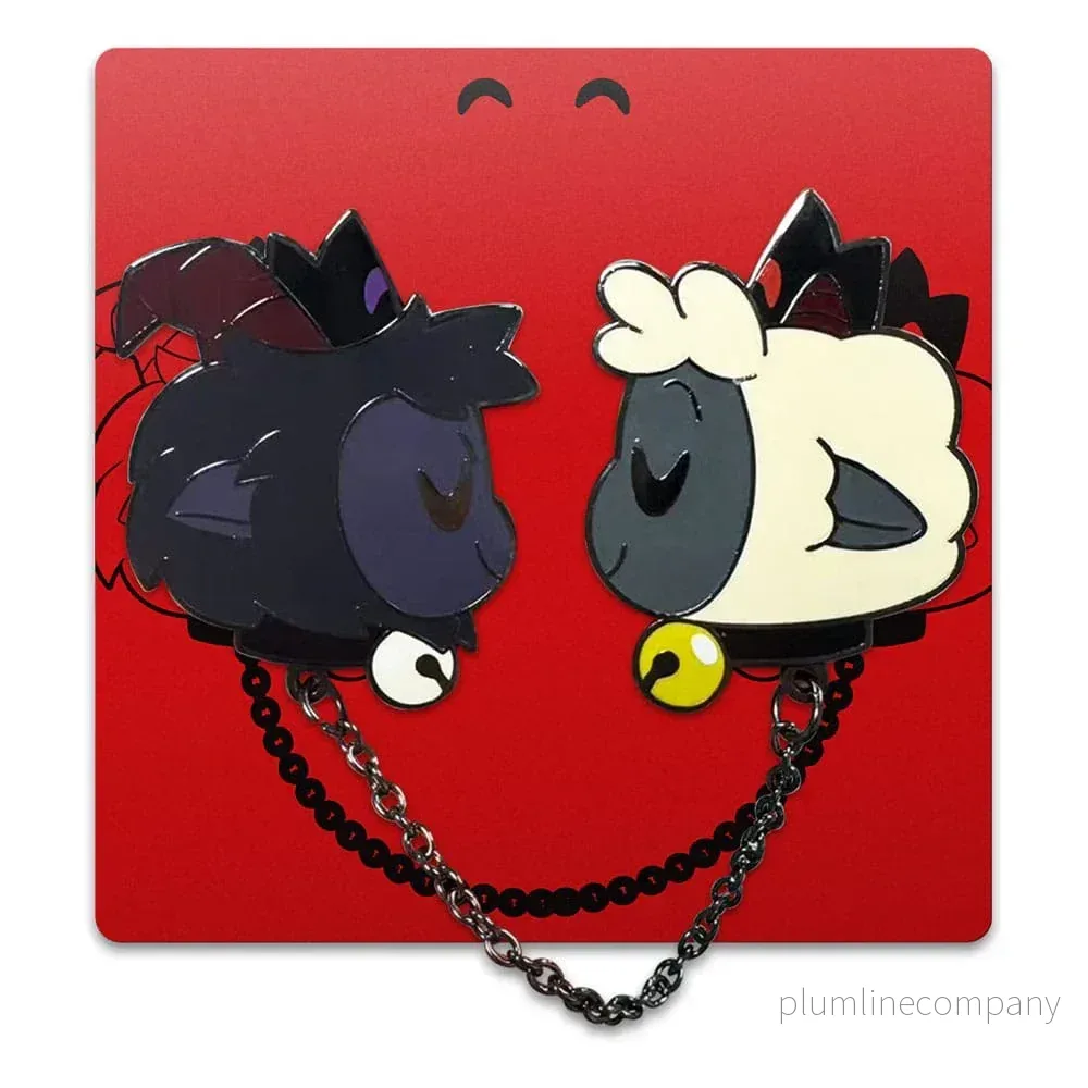 Cult of The Lamb Pin Badge Get och Lamm 5 cm - Bild 3