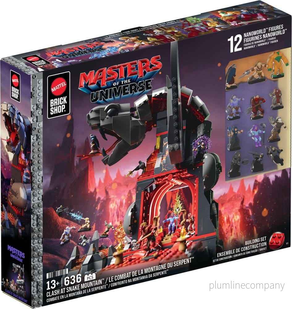 Masters of the Universe Mattel Brick Shop Byggsats Snake Mountain - Bild 3