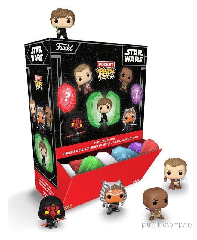 Star Wars Mystery Pocket POP! Vinylfigur Kyber Crystals 4 cm Display (12) Star Wars Mystery Pocket POP! Vinylfigur Kyber Crystals 4 cm Display (12)