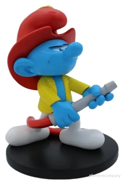 Smurfarna Figur Brandmannen Smurf 12 cm Smurfarna Figur Brandmannen Smurf 12 cm