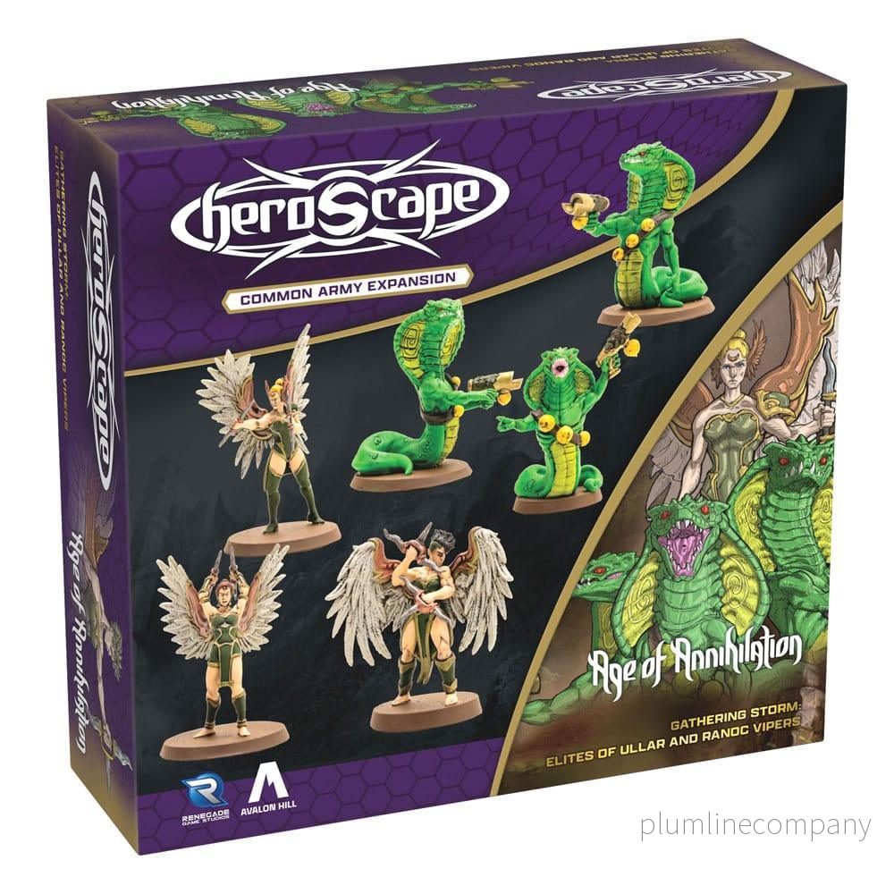 Heroscape Armé Expansion: Age of Annihilation – Eliter från Ullar & Ranoc Vipers (Vanlig) *Engelsk Version*
