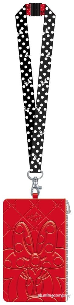 Minnie Mouse Nyckelband med Passfodral