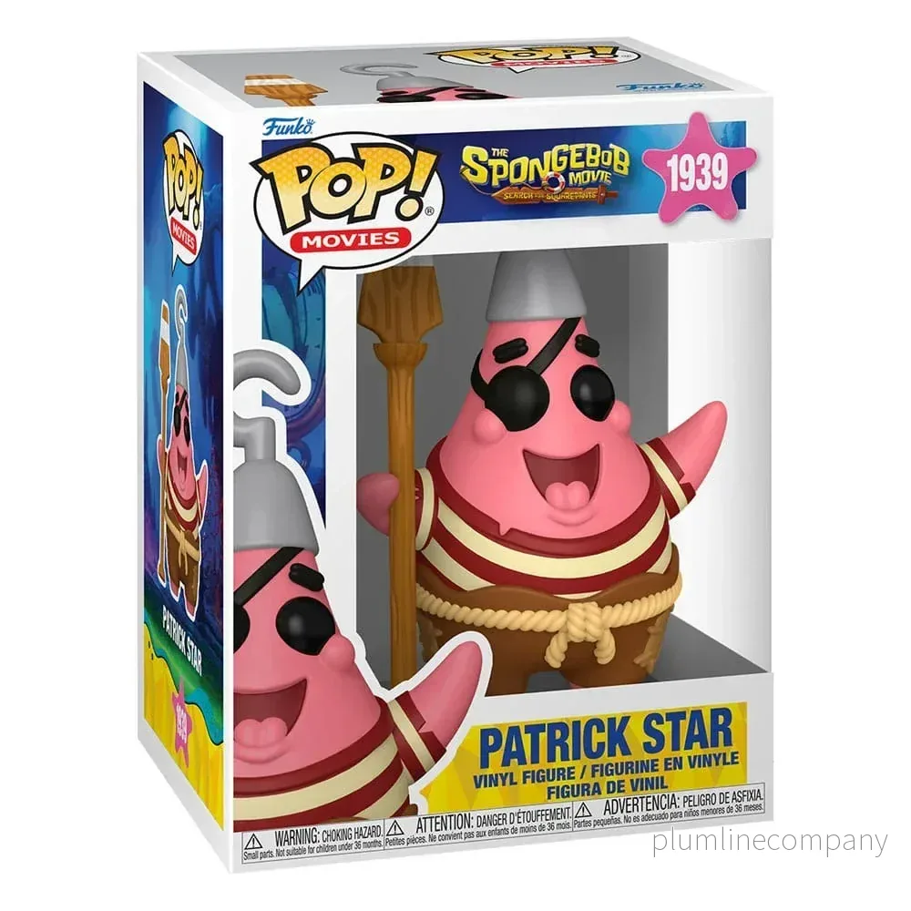 Svampbob POP! Figur Patrick Star (Pirate) 9 cm - Bild 3