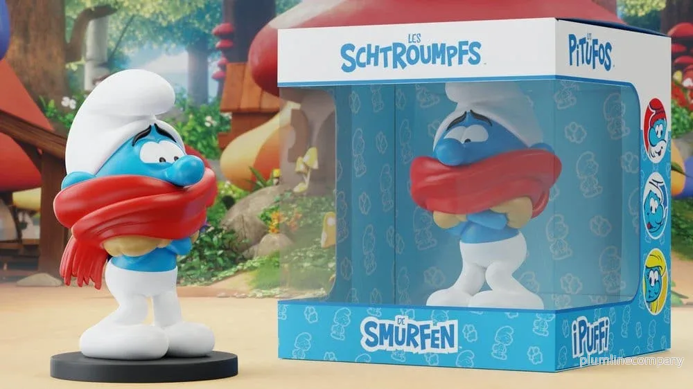 Smurfarna Figur Kall Smurf 12 cm - Bild 3