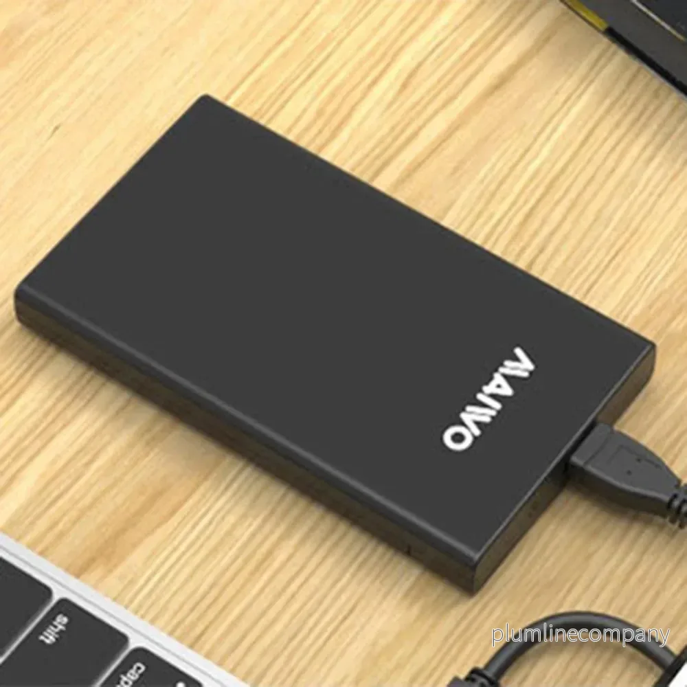 Maiwo K2568 USB3.2 Gen1 5Gbps extern Lagringskabinett för upp till 2 TB 2,5 HDD och SSD 7mm och 9,5mm med stöd för UASP verktygsfri installation - Bild 2