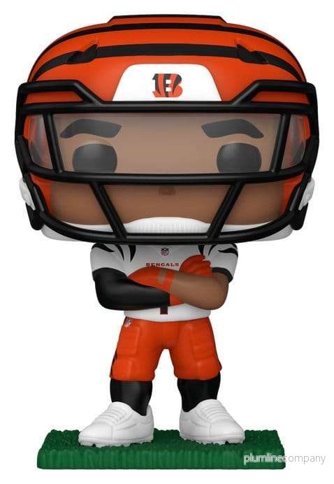 NFL POP! Figur: Bengals – Ja’Marr Chase (transparent visir) 9 cm NFL POP! Figur: Bengals – Ja’Marr Chase (transparent visir) 9 cm