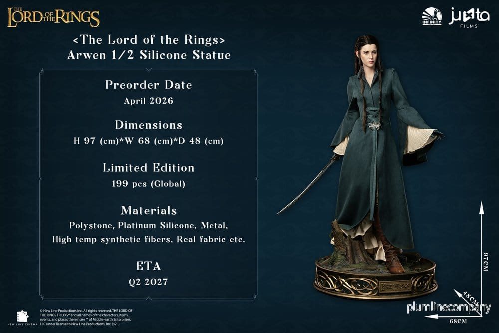 Lord of the Rings silikonstaty 1/2 Arwen 97 cm - Bild 2