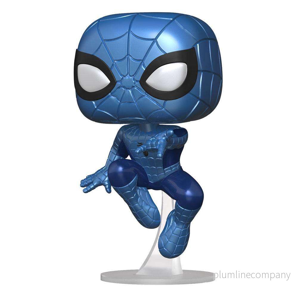 Marvel Make a Wish 2022 POP! Marvel Vinylfigur Spider-Man (Metallic) 9 cm