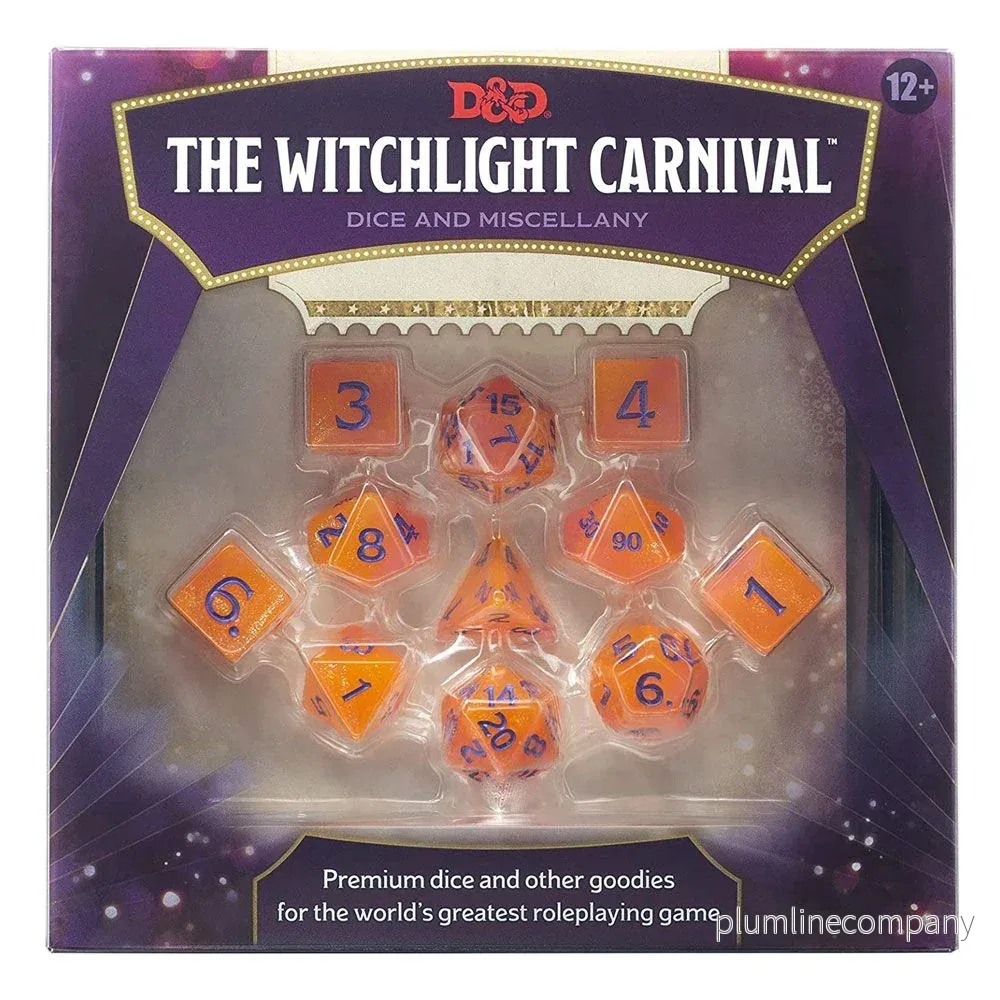 Dungeons & Dragons RPG Tärningsset Witchlight Carnival Dungeons & Dragons RPG Tärningsset Witchlight Carnival
