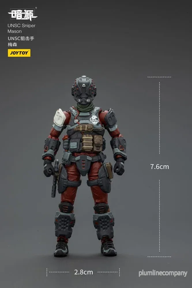 UNSC Dark Source Action Figur Sniper Mason 7 cm - Bild 3