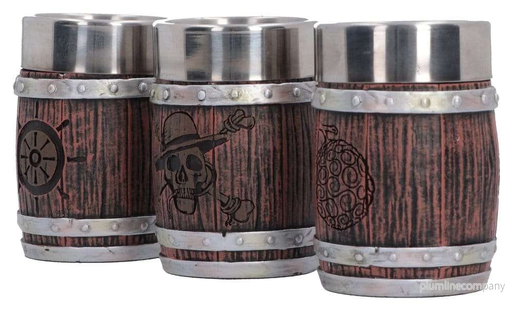 One Piece Shotglas-set Barrel 8 cm - Bild 2