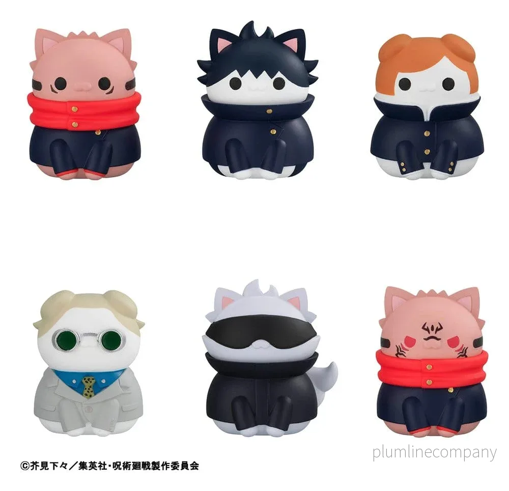 Jujutsu Kaisen Mega Cat Project Mini Figurer Jujutsu Cats Shibuya Incident Ver. 3 cm Blind Box Sortiment (8) (Upprepning) Jujutsu Kaisen Mega Cat Project Mini Figurer Jujutsu Cats Shibuya Incident Ver. 3 cm Blind Box Sortiment (8) (Upprepning)