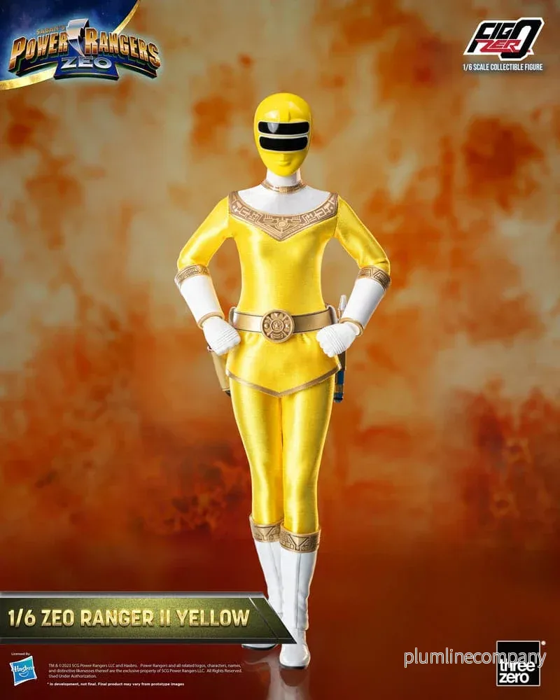 Power Rangers Zeo FigZero Action Figur 1/6 Ranger II Yellow 30 cm