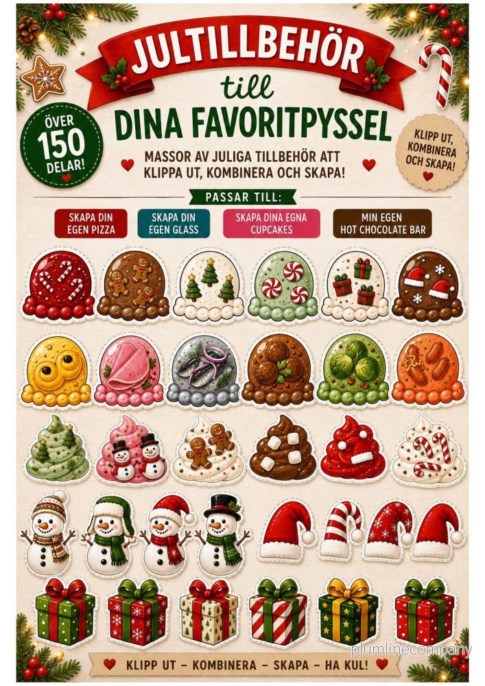 Halloween & Jul till pizza, glass, cupcakes & Hot Chocolate Bar - Bild 2