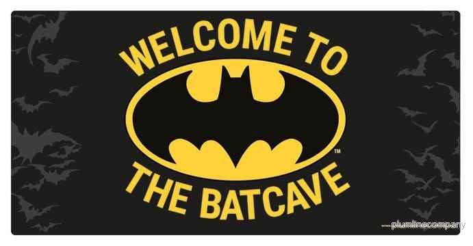 Batman Metallskylt Välkommen till Batcave 60×30 cm Batman Metallskylt Välkommen till Batcave 60×30 cm