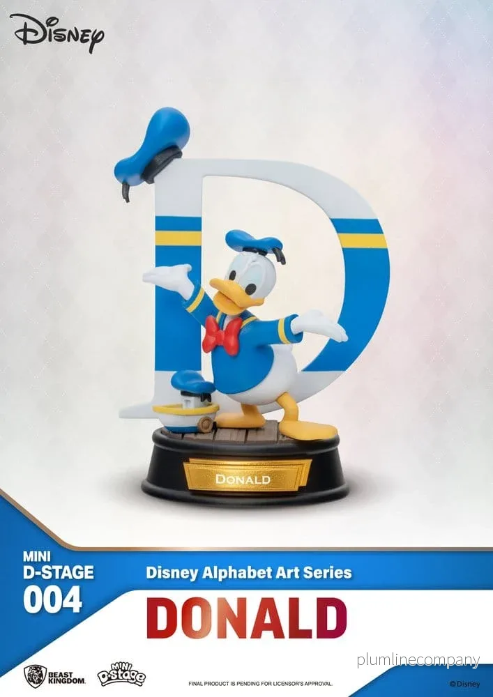 Disney Mini Diorama Scen Figur 6-pack Alfabet Konst 10 cm - Bild 3