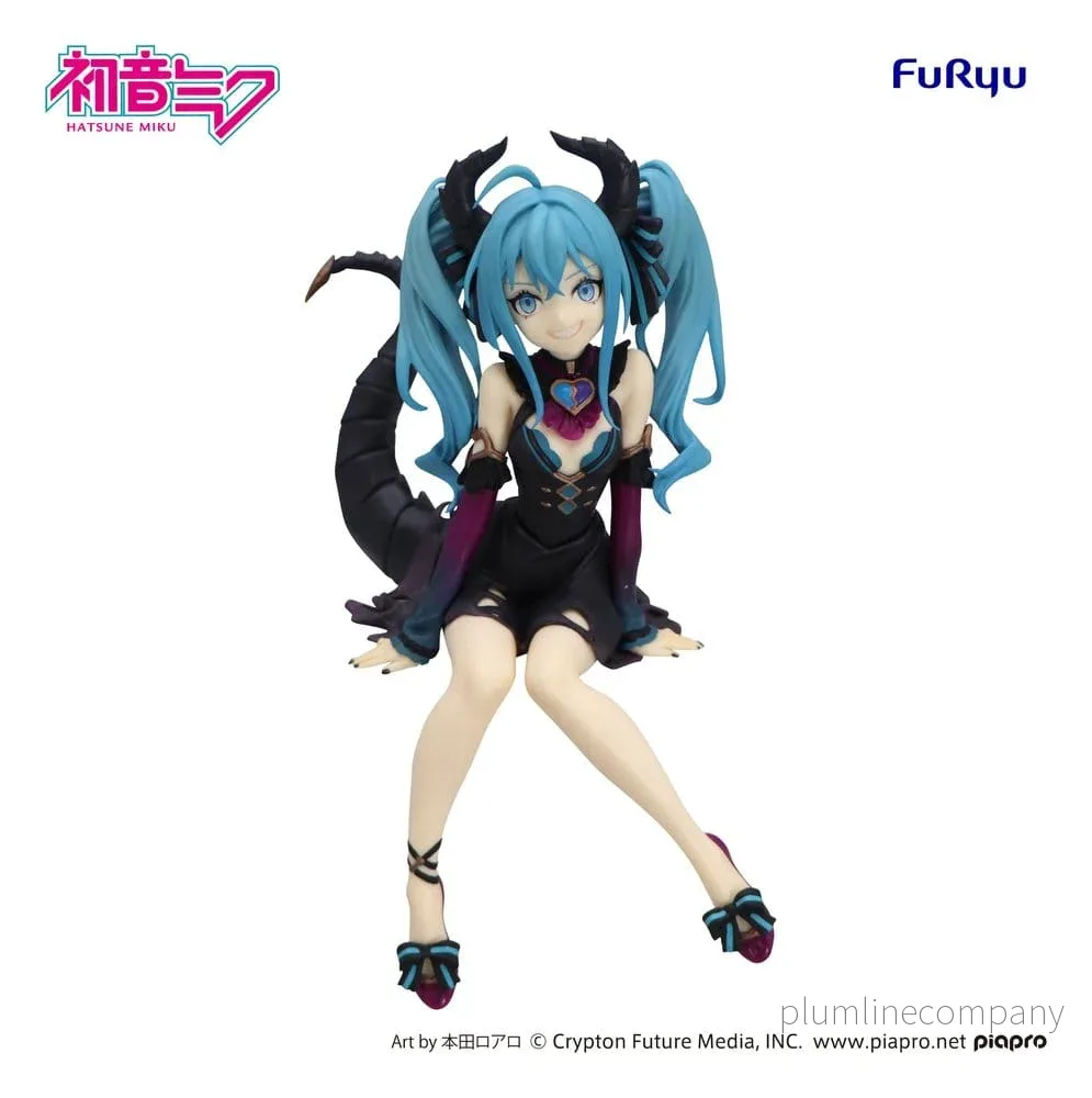 Hatsune Miku Nudelförslutare PVC-figur Hatsune Miku Skurkversion 16 cm