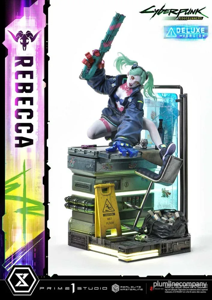 Cyberpunk: Edgerunners Real Elite Masterline Series Statue 1/4 Rebecca Deluxe Version 54 cm Cyberpunk: Edgerunners Real Elite Masterline Series Statue 1/4 Rebecca Deluxe Version 54 cm