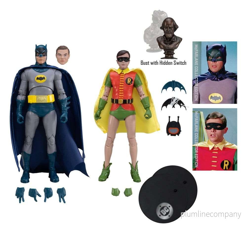 Batman Classic TV Series DC Multiverse McFarlane Collector Edition Action Figure 2-Pack Batman och Robin 18 cm - Bild 3