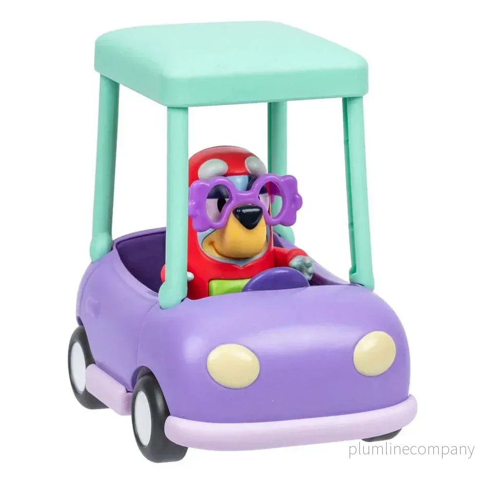 Bluey Mini Figur Playset: Janet & Granny Bil - Bild 2