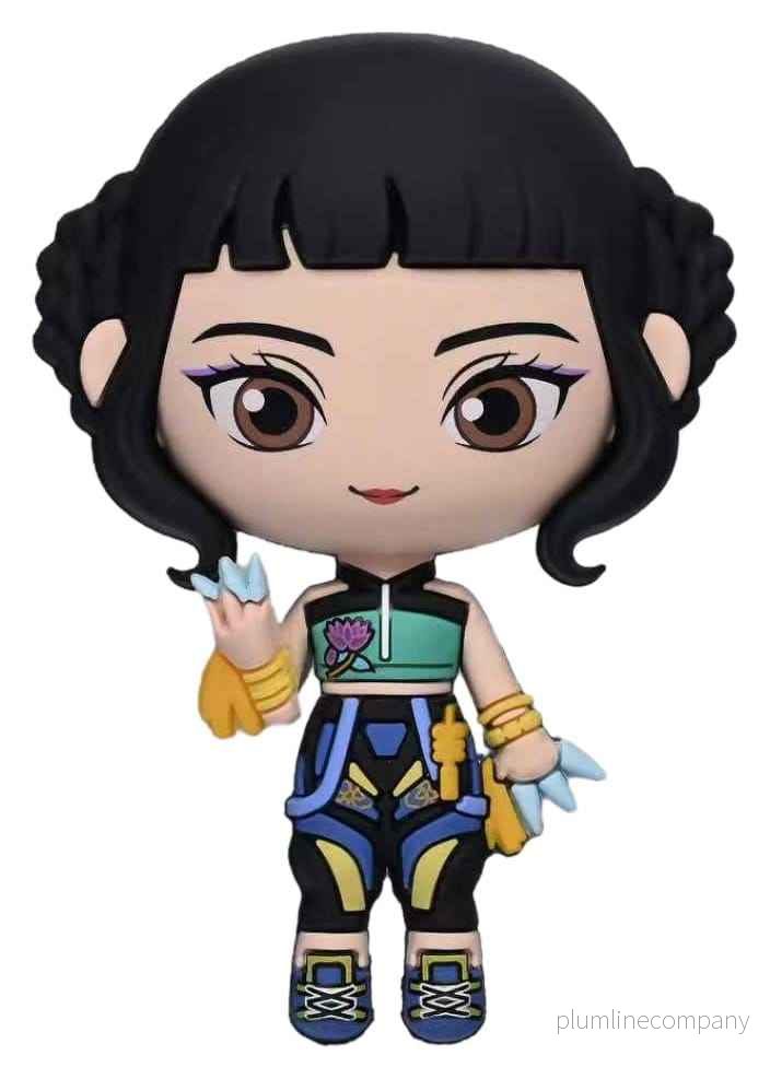KPop Demon Hunters 3D Skummagnet Zoey KPop Demon Hunters 3D Skummagnet Zoey