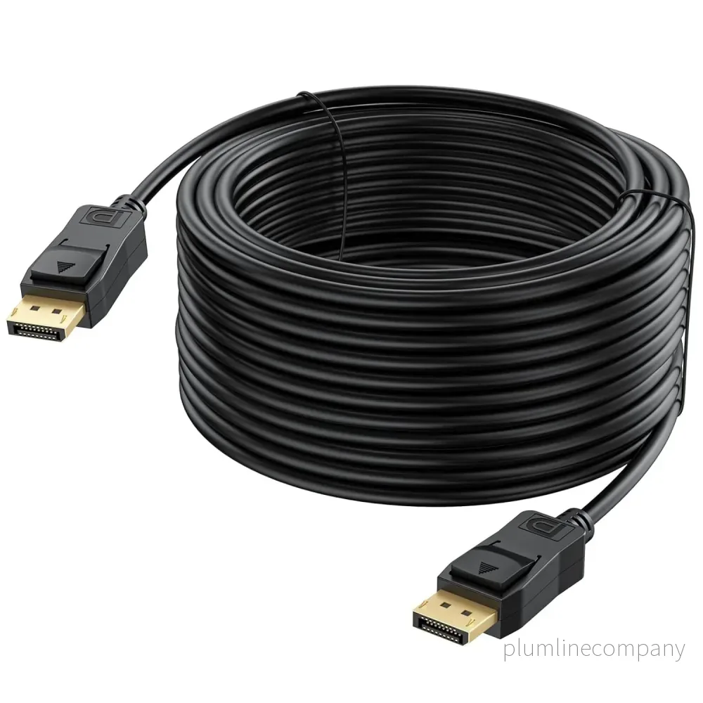 NÖRDIC 7,5m Displayport 2.1 kabel DP40 UHBR10 40Gbps 8K60Hz 4K144Hz NÖRDIC 7,5m Displayport 2.1 kabel DP40 UHBR10 40Gbps 8K60Hz 4K144Hz