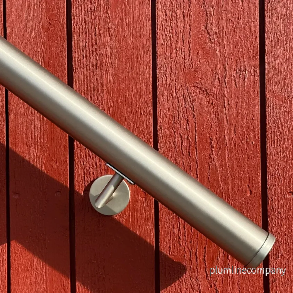Ledstång i borstad aluminium - Bild 2