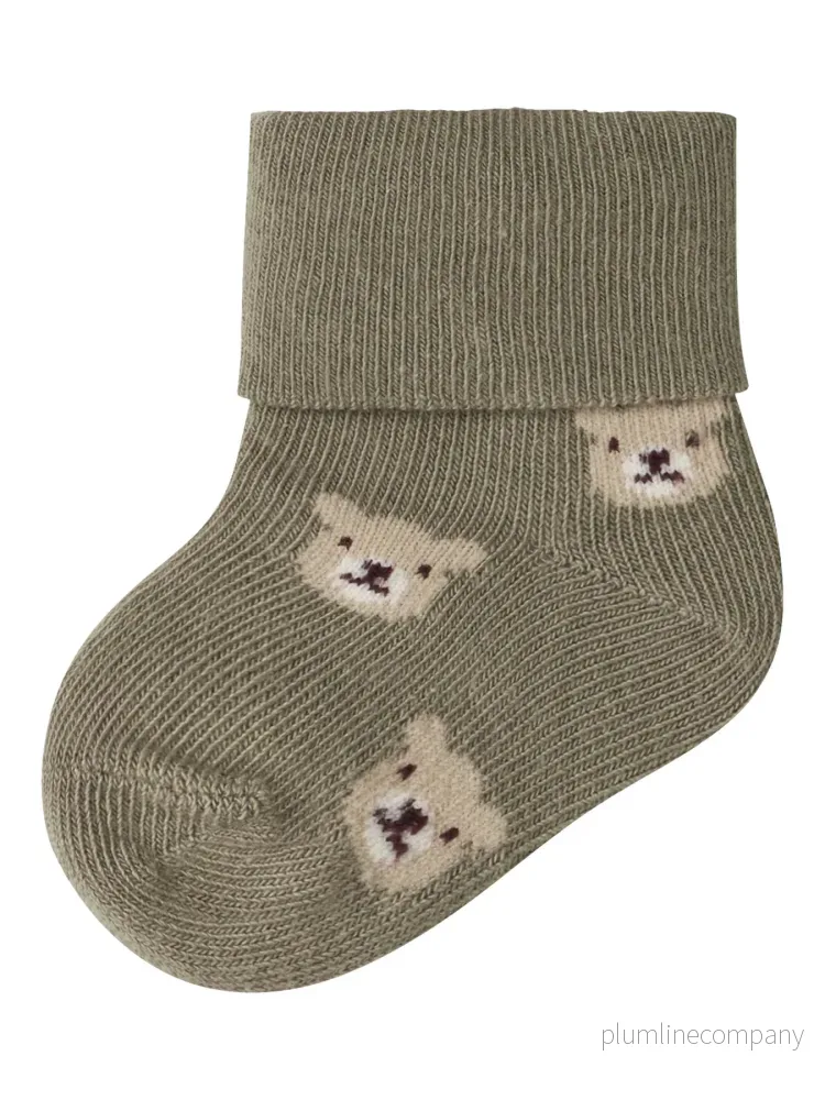 Babystrumpor i Ekologisk Bomull – NBMOMIO SOCK – Björn – Mermaid Babystrumpor i Ekologisk Bomull – NBMOMIO SOCK – Björn – Mermaid