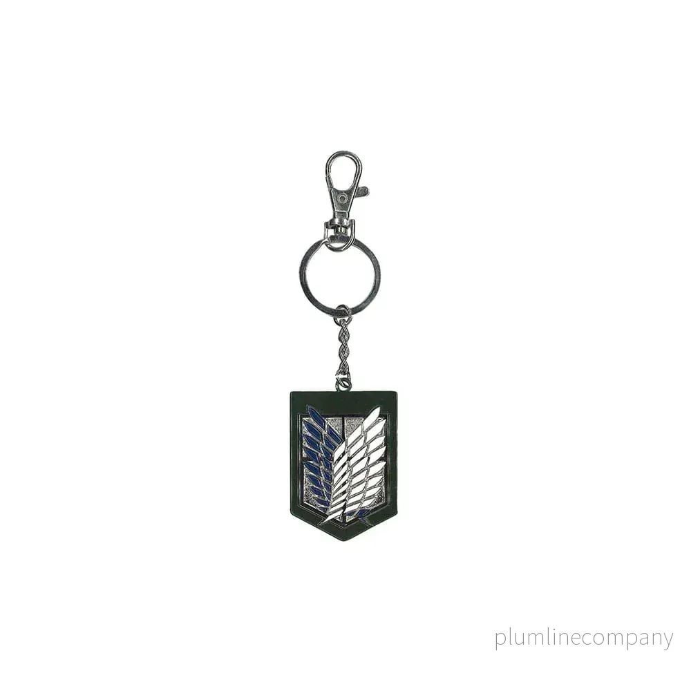 Attack on Titan Metal Nyckelring Logo 7 cm Attack on Titan Metal Nyckelring Logo 7 cm
