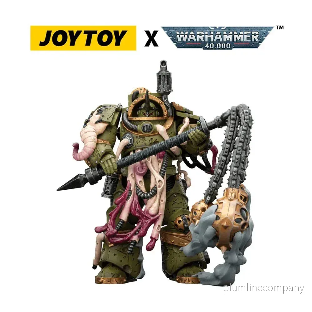 Warhammer 40,000 Action Figur Death Guard Blightlord Terminator 2 med Korruptionens Spjut 14 cm Warhammer 40,000 Action Figur Death Guard Blightlord Terminator 2 med Korruptionens Spjut 14 cm