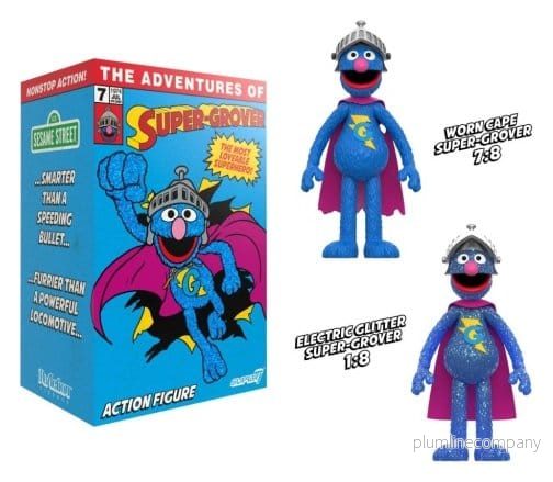 Sesame Street ReAction Samlarfigur Super Grover (med Chase-funktion) Sesame Street ReAction Samlarfigur Super Grover (med Chase-funktion)
