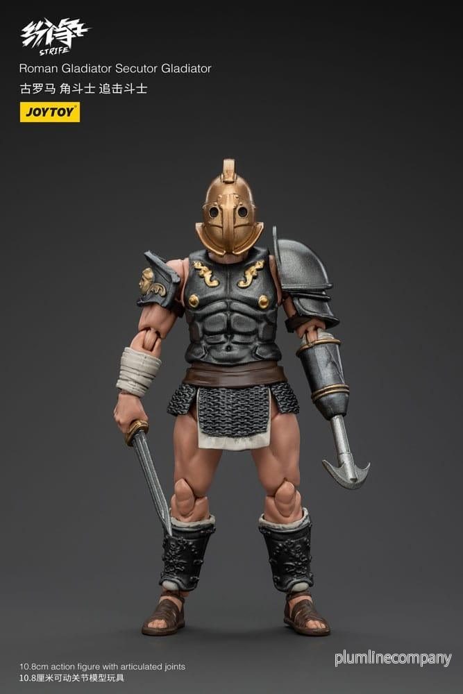 Strife Action Figure 1/18 Romersk Gladiator Secutor 11 cm - Bild 2