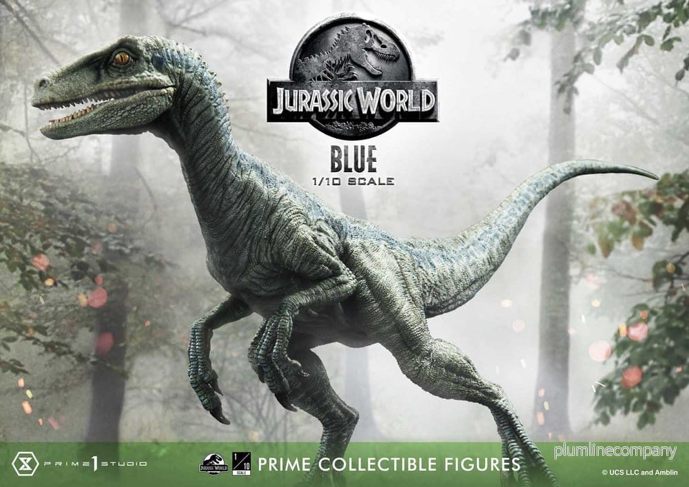 Jurassic World (Film) Prime Samlarfigurer Figur 1/10 Blue 17 cm - Bild 3