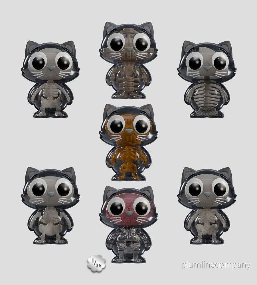 Catscans Mini Figures S2 Bare Bones 6 cm Blind Box Display (6) Catscans Mini Figures S2 Bare Bones 6 cm Blind Box Display (6)