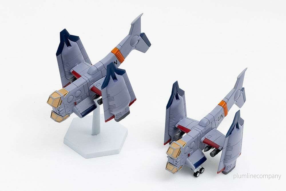 Rebuild of Evangelion SYUTO Tiny Scale Plastic Model Kit UNAF Close Air Support VTOL Aircraft YAGR-3B 5 cm - Bild 2