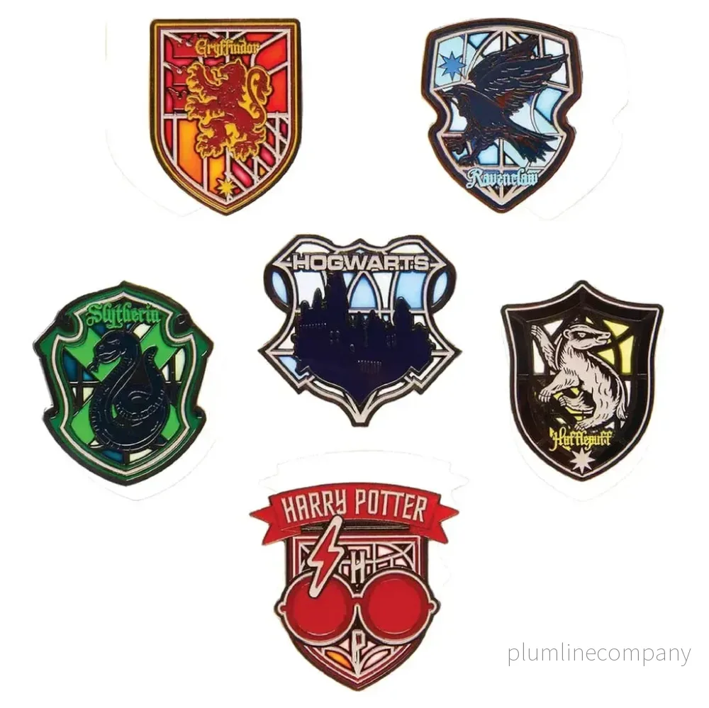 Harry Potter Loungefly Emaljpins Stained Glass Display (12 st) - Bild 2