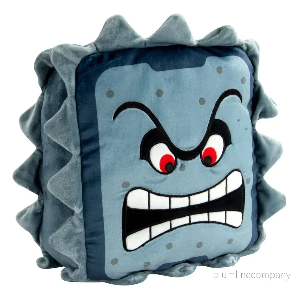 Super Mario Mocchi-Mocchi Mega Plush Figur Thwomp 38 cm - Bild 3