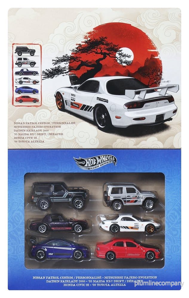 Hot Wheels Silver Series 6-Pack Die-Cast-fordon 1/64 Gator i Japan - Bild 2